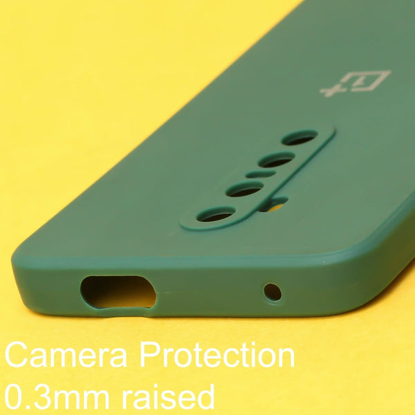 Dark Green Candy Silicone Case for Oneplus 7 Pro - The Hatke
