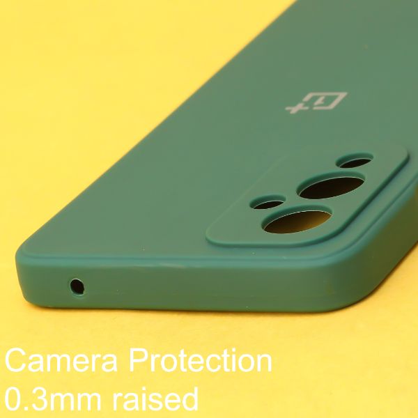 Dark Green Candy Silicone Case for Oneplus 9 - The Hatke