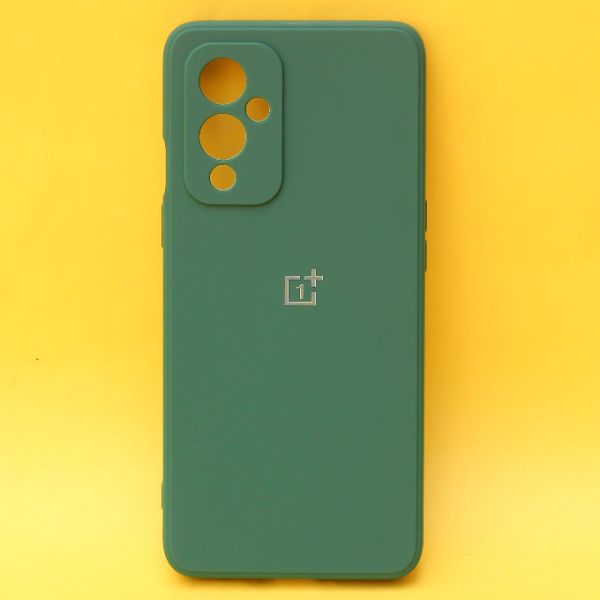 Dark Green Candy Silicone Case for Oneplus 9 - The Hatke