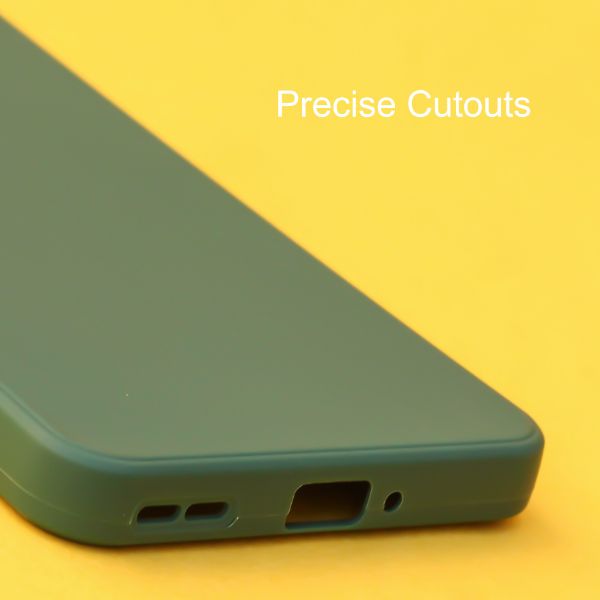 Dark Green Candy Silicone Case for Oneplus 9R - The Hatke