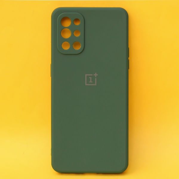 Dark Green Candy Silicone Case for Oneplus 9R - The Hatke