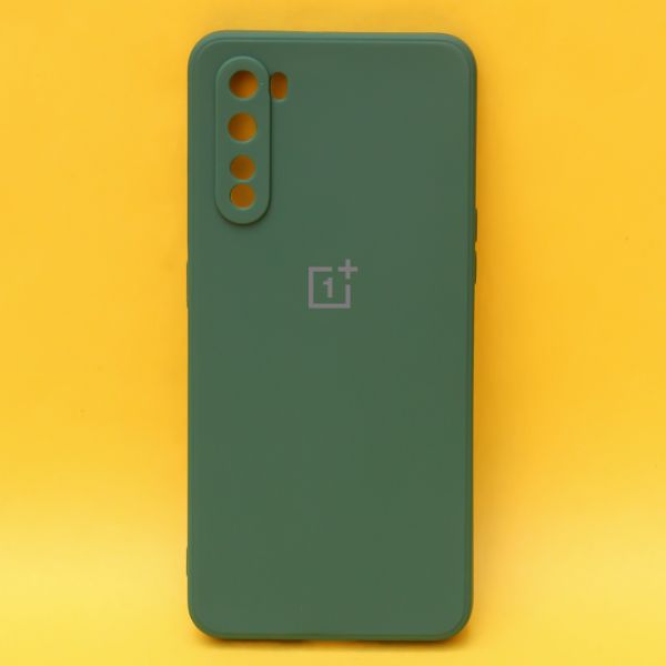 Dark Green Candy Silicone Case for Oneplus Nord - The Hatke