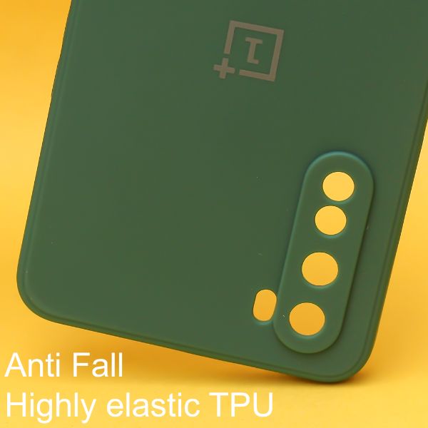 Dark Green Candy Silicone Case for Oneplus Nord - The Hatke