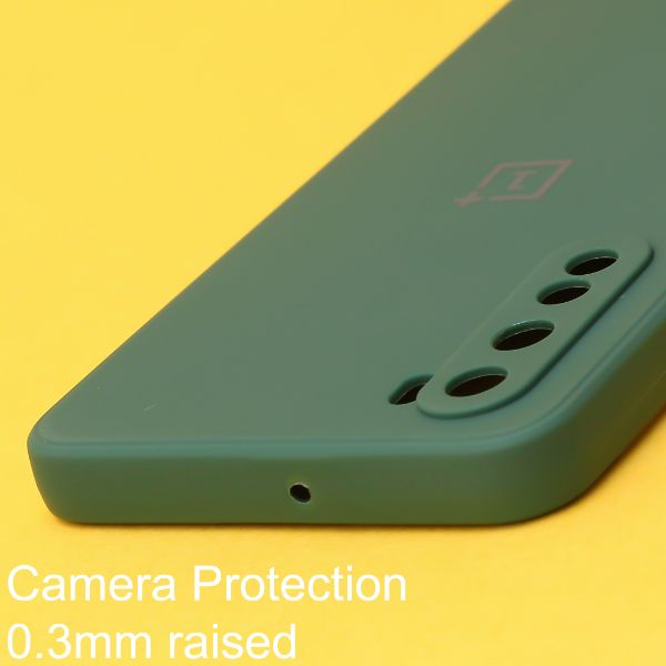 Dark Green Candy Silicone Case for Oneplus Nord - The Hatke