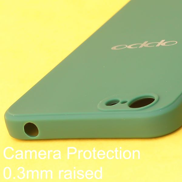 Dark Green candy Silicone Case for Oppo A71 - The Hatke