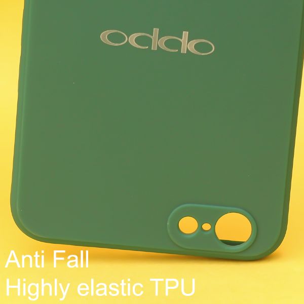 Dark Green candy Silicone Case for Oppo A71 - The Hatke