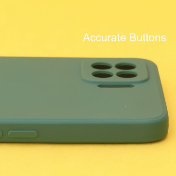 Dark Green Candy Silicone Case for Oppo F17 - The Hatke