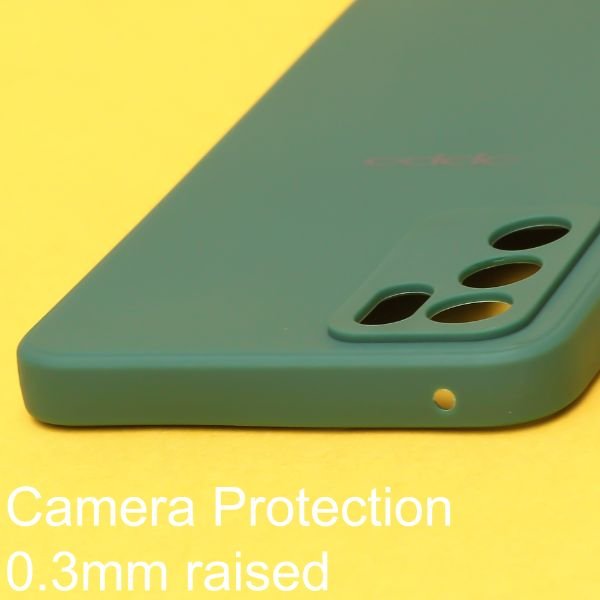 Dark Green Candy Silicone Case for Oppo Reno 6 5g - The Hatke