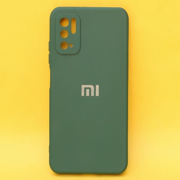 Dark Green Candy Silicone Case for Poco M3 pro - The Hatke