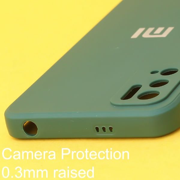 Dark Green Candy Silicone Case for Poco M3 pro - The Hatke