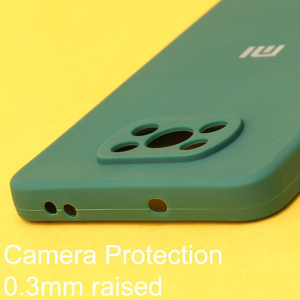 Dark Green Candy Silicone Case for Poco X3 - The Hatke