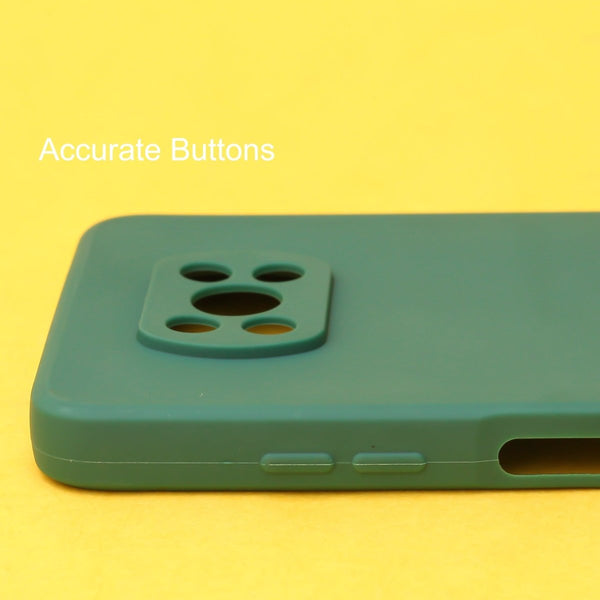 Dark Green Candy Silicone Case for Poco X3 Pro - The Hatke