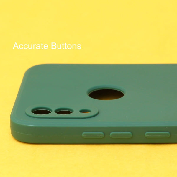 Dark Green Candy Silicone Case for Redmi Note 7 - The Hatke