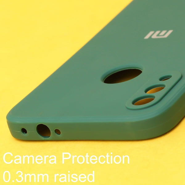 Dark Green Candy Silicone Case for Redmi Note 7 - The Hatke
