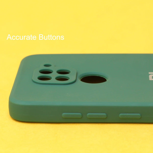 Dark Green Candy Silicone Case for Redmi Note 9 - The Hatke