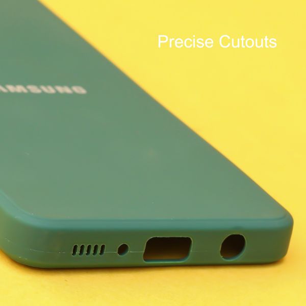 Dark Green Candy Silicone Case for Samsung A31 - The Hatke