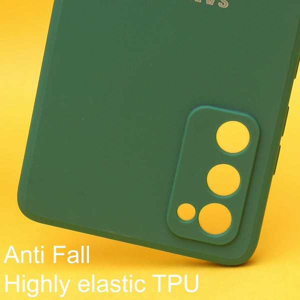 Dark Green Candy Silicone Case for Samsung S22 - The Hatke