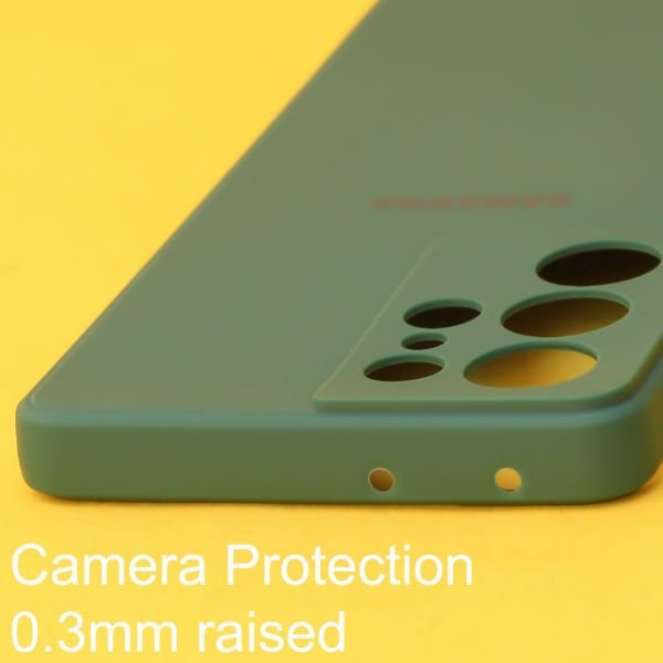 Dark Green Candy Silicone Case for Samsung S22 Ultra - The Hatke