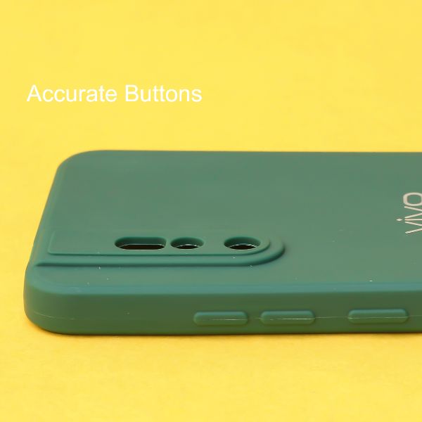 Dark Green Candy Silicone Case for Vivo V15 Pro - The Hatke