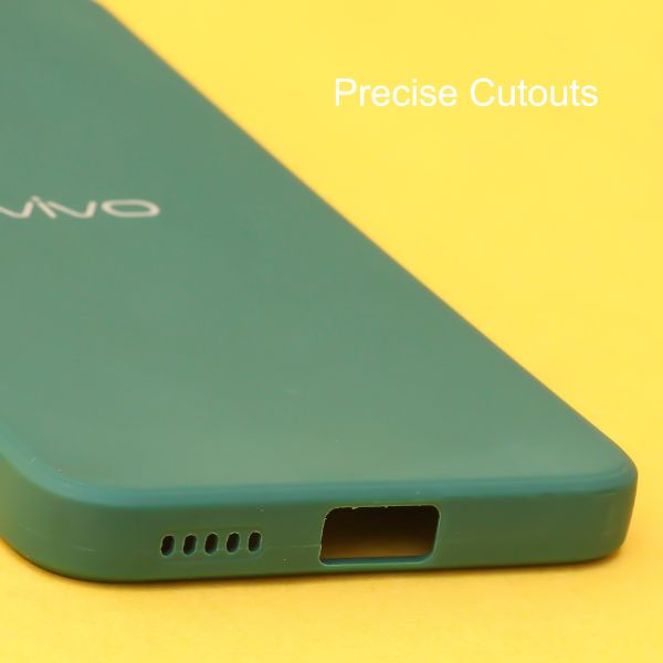 Dark Green Candy Silicone Case for Vivo V15 Pro - The Hatke