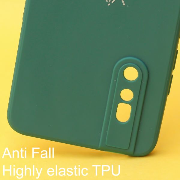 Dark Green Candy Silicone Case for Vivo V15 Pro - The Hatke