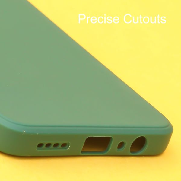Dark Green Candy Silicone Case for Vivo V19 - The Hatke