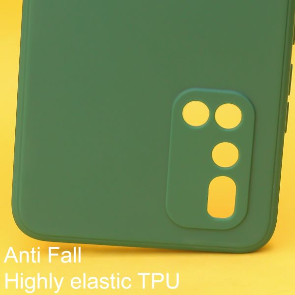 Dark Green Candy Silicone Case for Vivo V19 - The Hatke