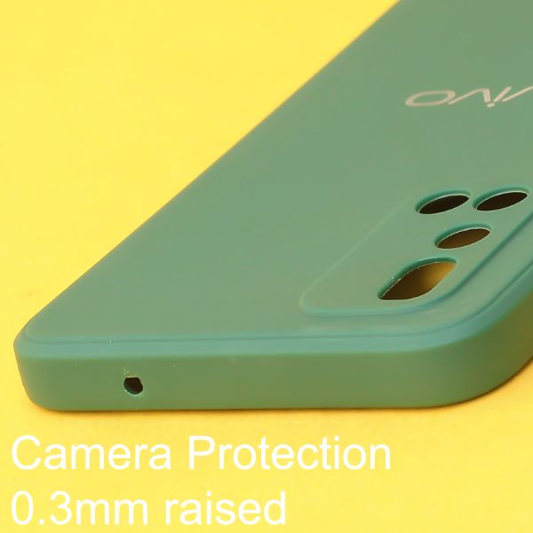 Dark Green Candy Silicone Case for Vivo V19 - The Hatke