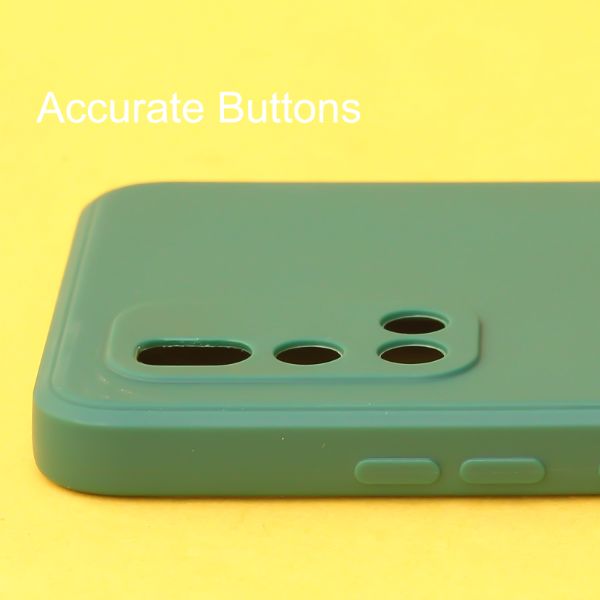 Dark Green Candy Silicone Case for Vivo V19 - The Hatke