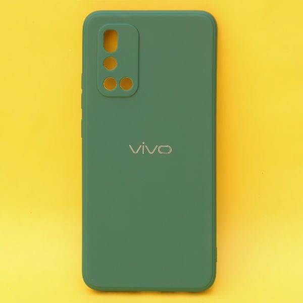 Dark Green Candy Silicone Case for Vivo V19 - The Hatke