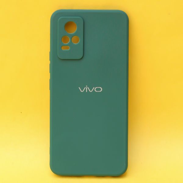 Dark Green Candy Silicone Case for Vivo V20 - The Hatke