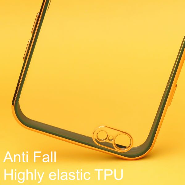 Dark Green Electroplated Transparent Case for Apple iphone 6/6s - The Hatke