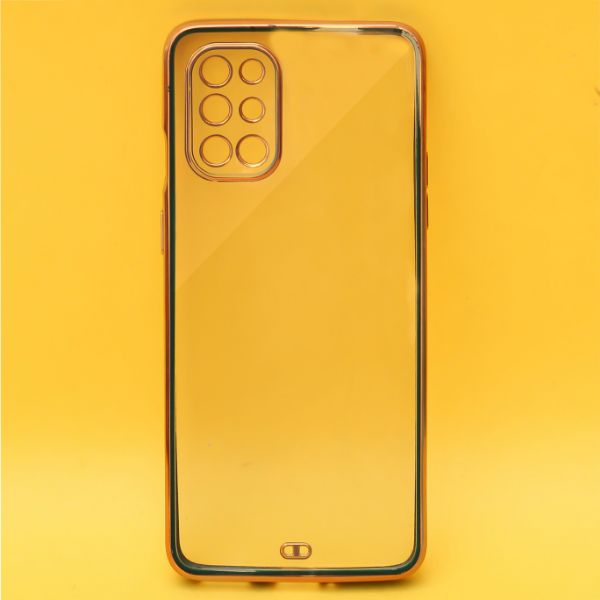 Dark Green Electroplated Transparent Case for Oneplus 8T - The Hatke