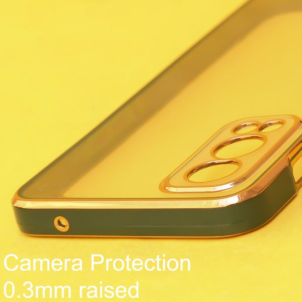Dark Green Electroplated Transparent Case for Oneplus Nord 2 - The Hatke