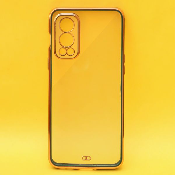 Dark Green Electroplated Transparent Case for Oneplus Nord 2 - The Hatke