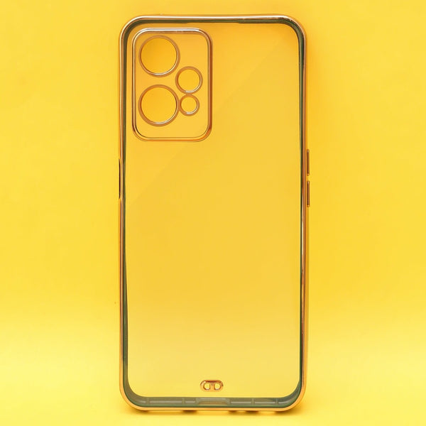 Dark Green Electroplated Transparent Case for Realme 9 Pro 5G - The Hatke