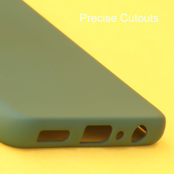 Dark Green Original Camera Silicone case for Oneplus Nord CE 2 - The Hatke