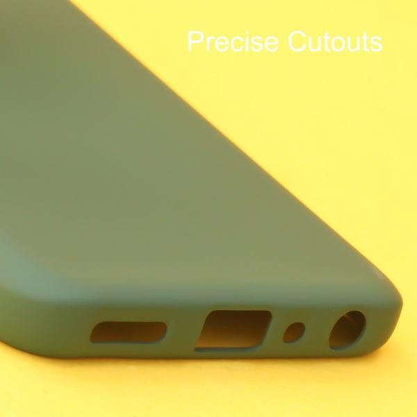 Dark Green Original Camera Silicone case for Oneplus Nord CE 2 LITE - The Hatke