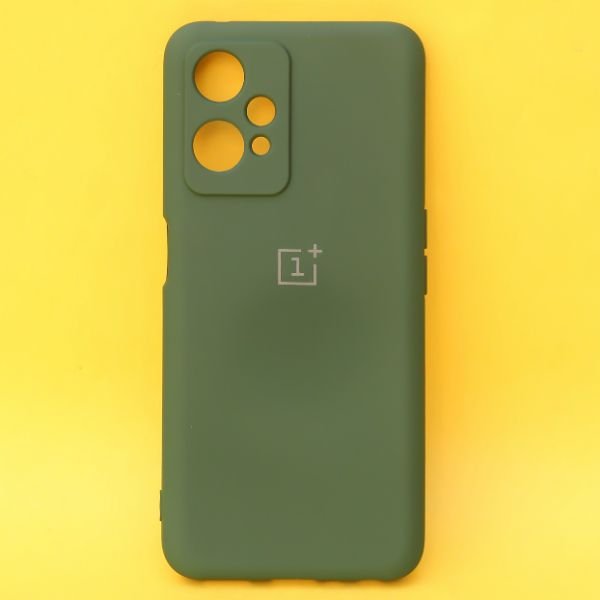 Dark Green Original Camera Silicone case for Oneplus Nord CE 2 LITE - The Hatke