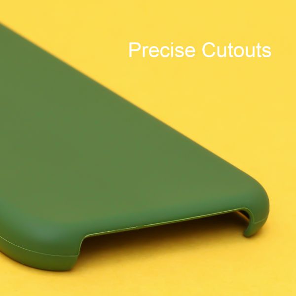 Dark Green Original Silicone case for Apple iphone XR - The Hatke