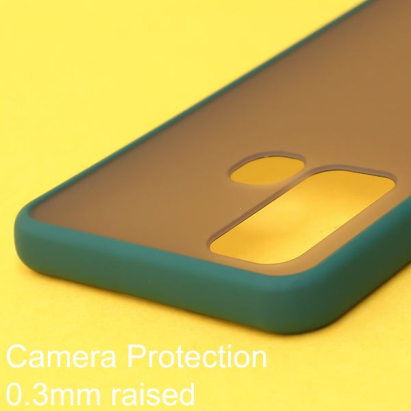 Dark Green Smoke case for Vivo Y50 - The Hatke