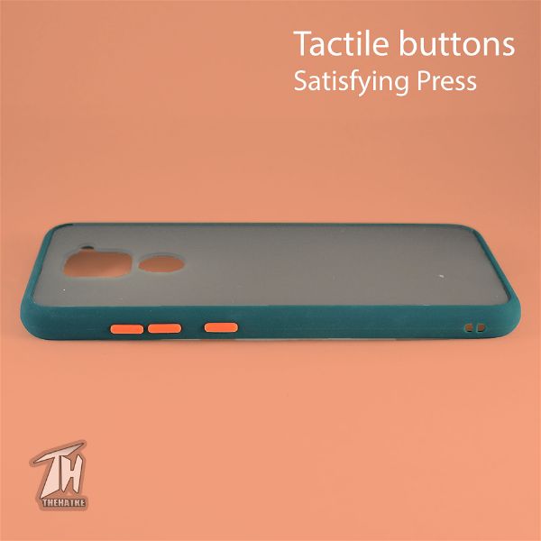 Dark Green Smoke Silicone Safe case for Redmi Note 9 - The Hatke