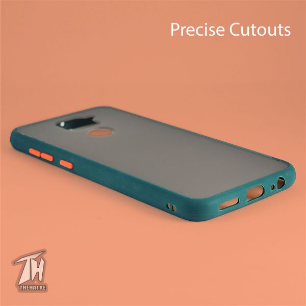Dark Green Smoke Silicone Safe case for Redmi Note 9 - The Hatke
