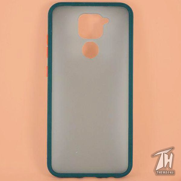 Dark Green Smoke Silicone Safe case for Redmi Note 9 - The Hatke