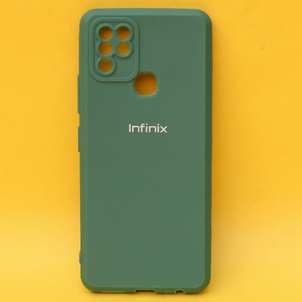 Dark Green Spazy Silicone Case for Infinix Hot 10 - The Hatke