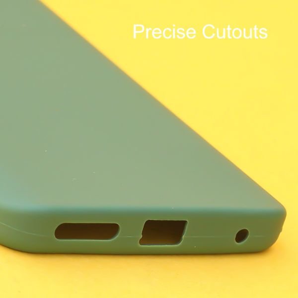 Dark Green Spazy Silicone Case for Infinix Hot 11 - The Hatke