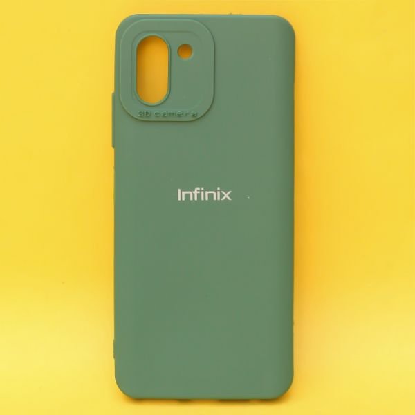 Dark Green Spazy Silicone Case for Infinix Hot 11 - The Hatke