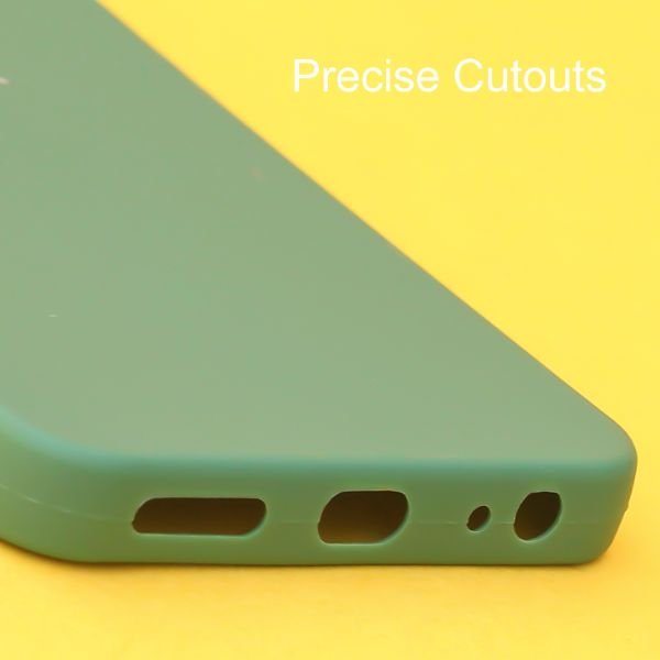 Dark Green Spazy Silicone Case for Infinix Smart 6 - The Hatke