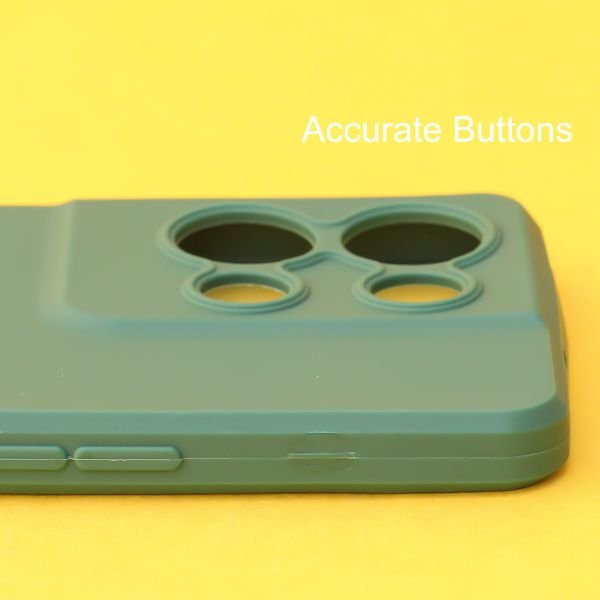 Dark Green Spazy Silicone Case for Oppo Reno 8 Pro - The Hatke