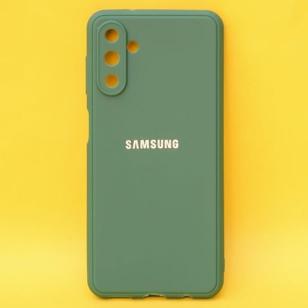 Dark Green Spazy Silicone Case for Samsung A13 5G - The Hatke